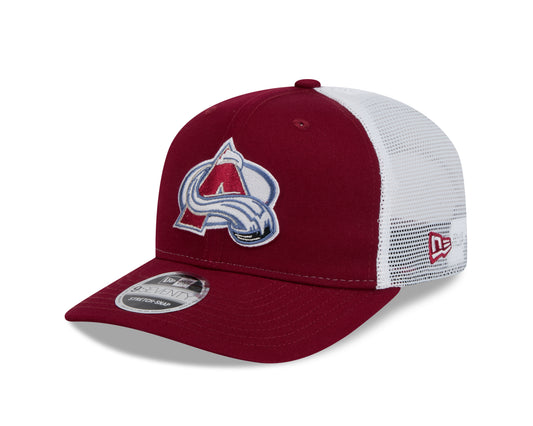NHL Hat 970 Stretch Snap Trucker Core Avalanche