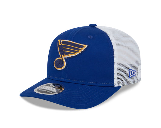 NHL Hat 970 Stretch Snap Trucker Core Blues