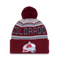 NHL Knit Hat Pom Wordmark Avalanche