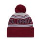 NHL Knit Hat Pom Wordmark Avalanche
