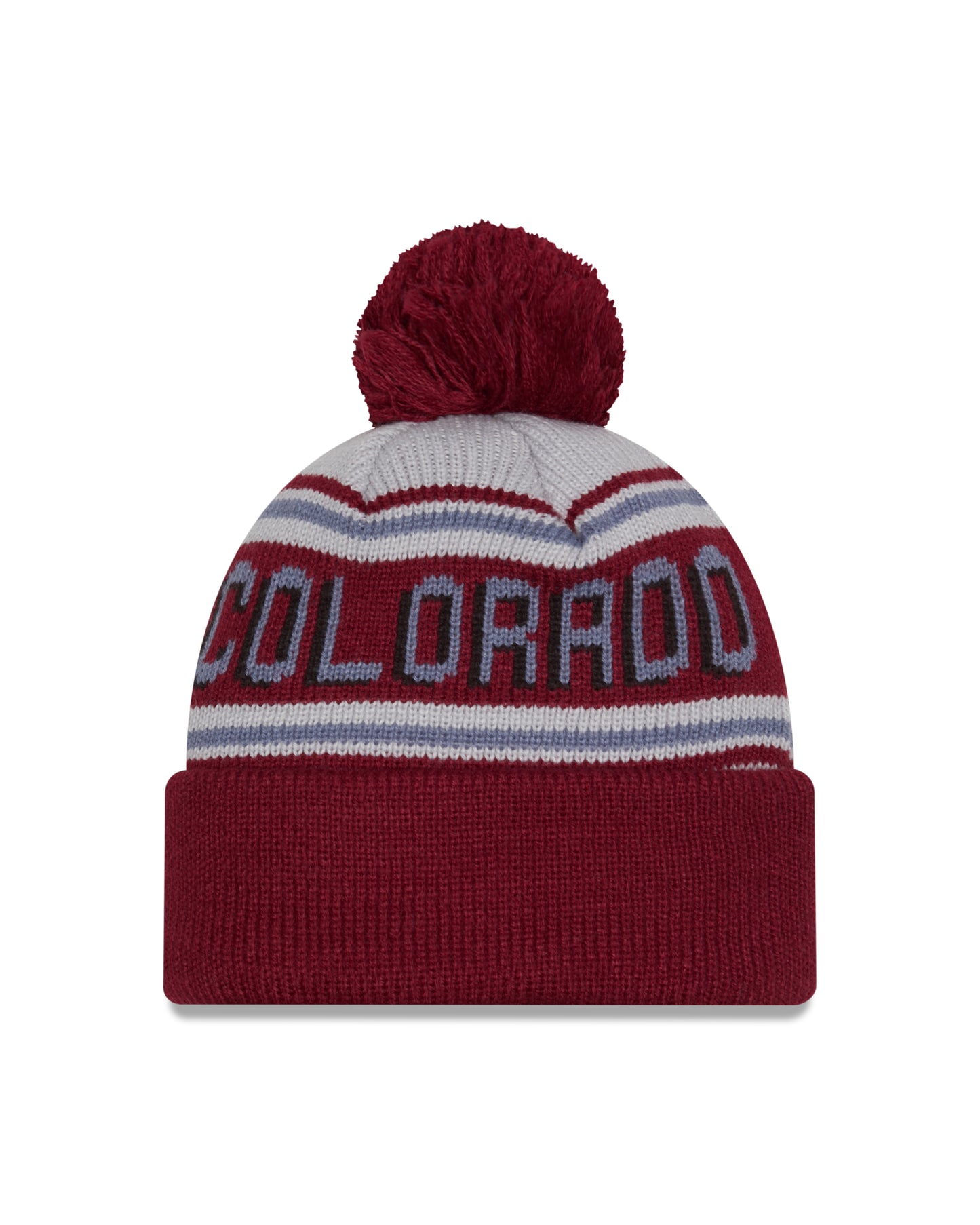 NHL Knit Hat Pom Wordmark Avalanche
