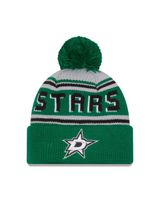 NHL Knit Hat Pom Wordmark Stars