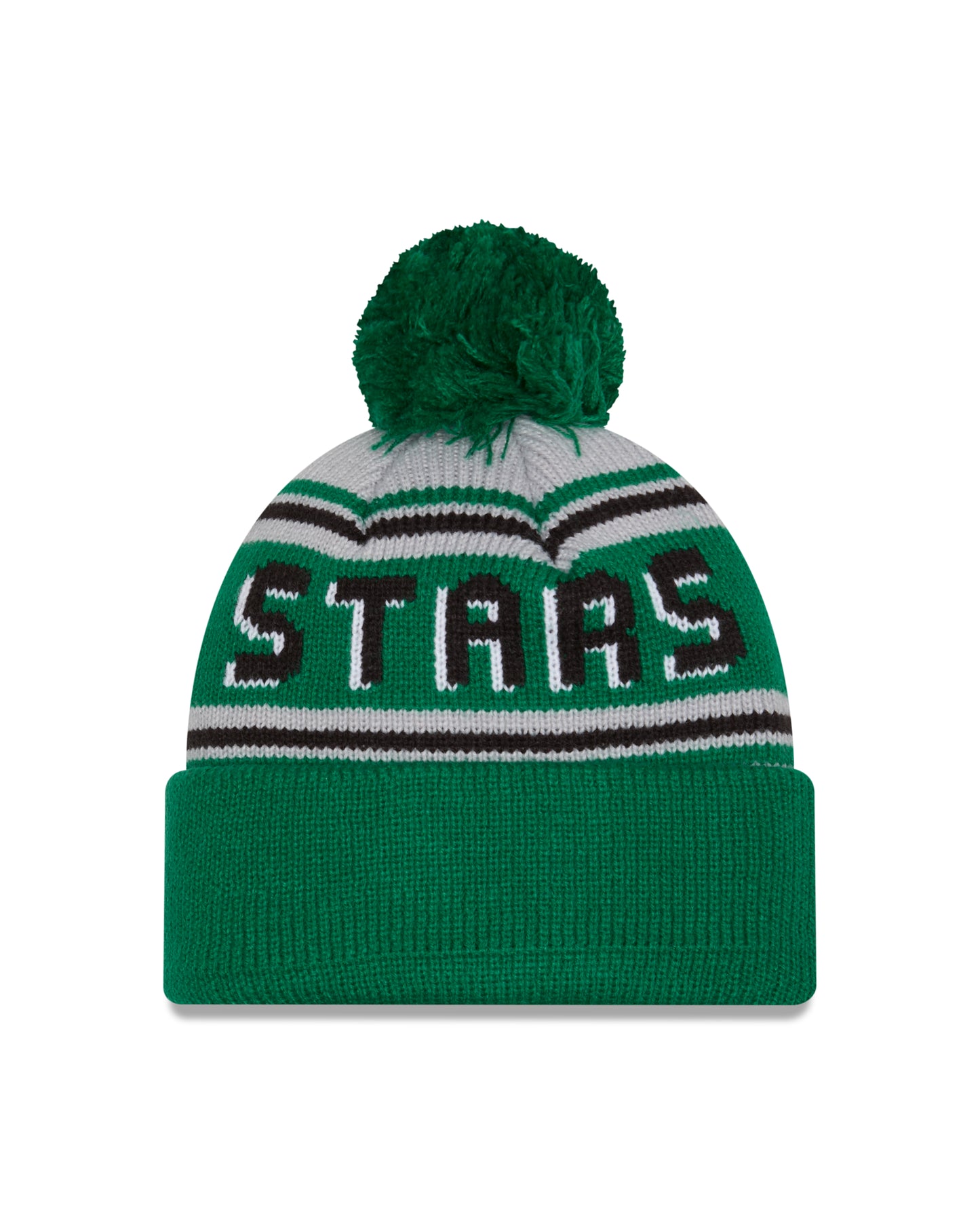 NHL Knit Hat Pom Wordmark Stars