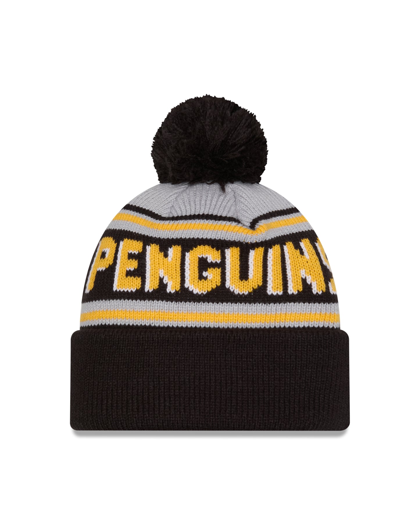 NHL Knit Hat Pom Wordmark Penguins
