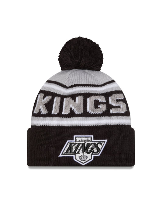NHL Knit Hat Pom Wordmark Kings