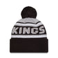 NHL Knit Hat Pom Wordmark Kings