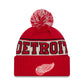 NHL Knit Hat Retro with Pom Red Wings
