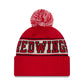 NHL Knit Hat Retro with Pom Red Wings