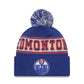 NHL Knit Hat Retro with Pom Oilers