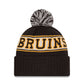 NHL Knit Hat Retro with Pom Bruins
