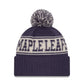 NHL Knit Hat Retro with Pom Maple Leafs