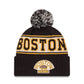 NHL Knit Hat Retro with Pom Alt Bruins
