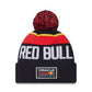 F1 Knit Hat Wordmark Cuff Beanie with Pom Oracle Red Bull Racing