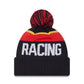 F1 Knit Hat Wordmark Cuff Beanie with Pom Oracle Red Bull Racing