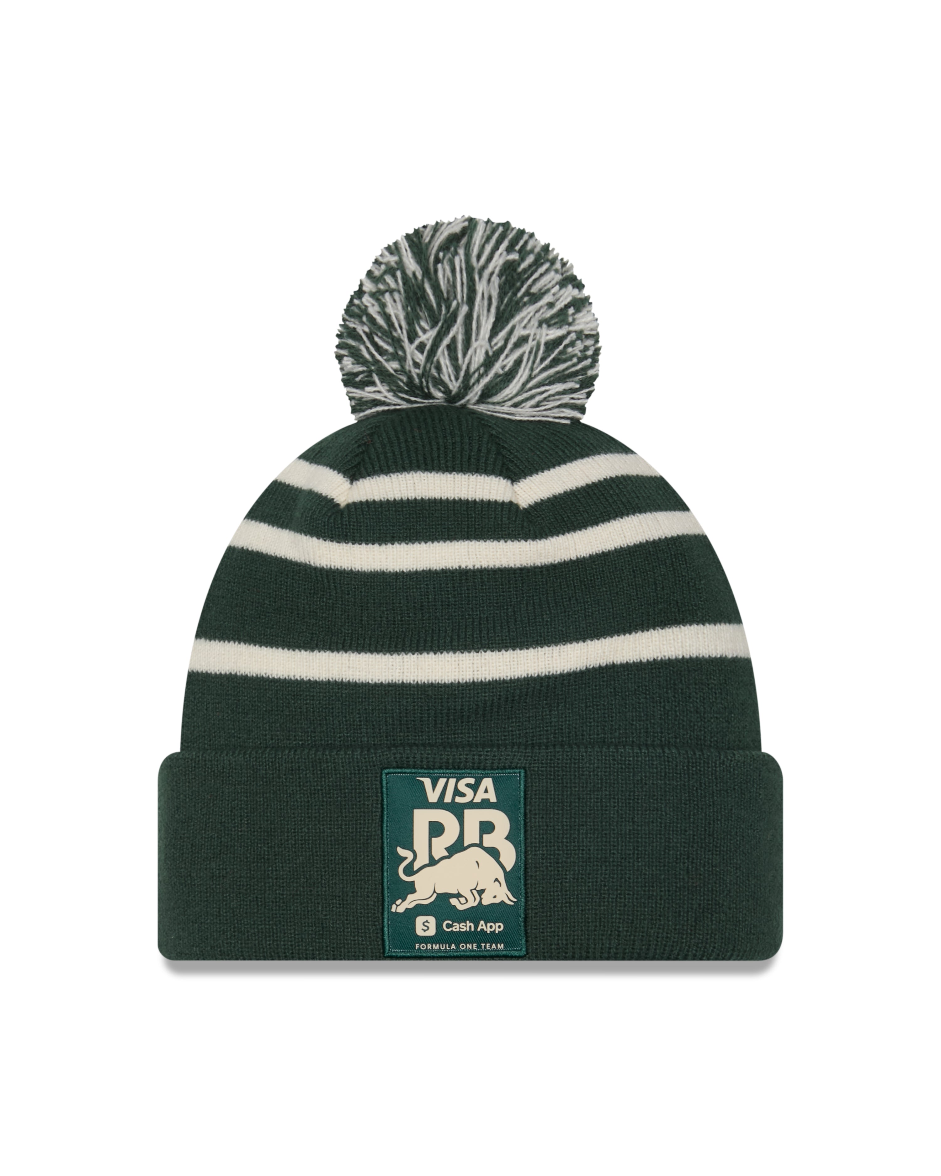 F1 Knit Hat Sport Beanie with Pom RB VCARB