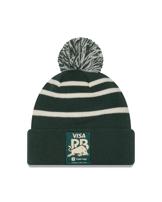 F1 Knit Hat Sport Beanie with Pom RB VCARB