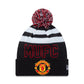 EPL Knit Hat Sport Beanie Cuff Pom Manchester United F.C.