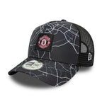 EPL Hat E Frame Trucker Black Manchester United