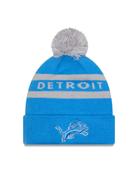 NFL Knit Hat Pom 2T Text Lions