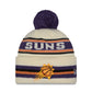 NBA Knit Hat Pom White Classic Suns