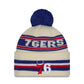 NBA Knit Hat Pom White Classic 76ers