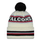 NFL Knit Hat Pom White Classic Falcons