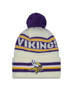 NFL Knit Hat Pom White Classic Vikings