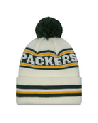 NFL Knit Hat Pom White Classic Packers