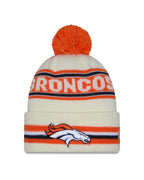 NFL Knit Hat Pom White Classic Broncos