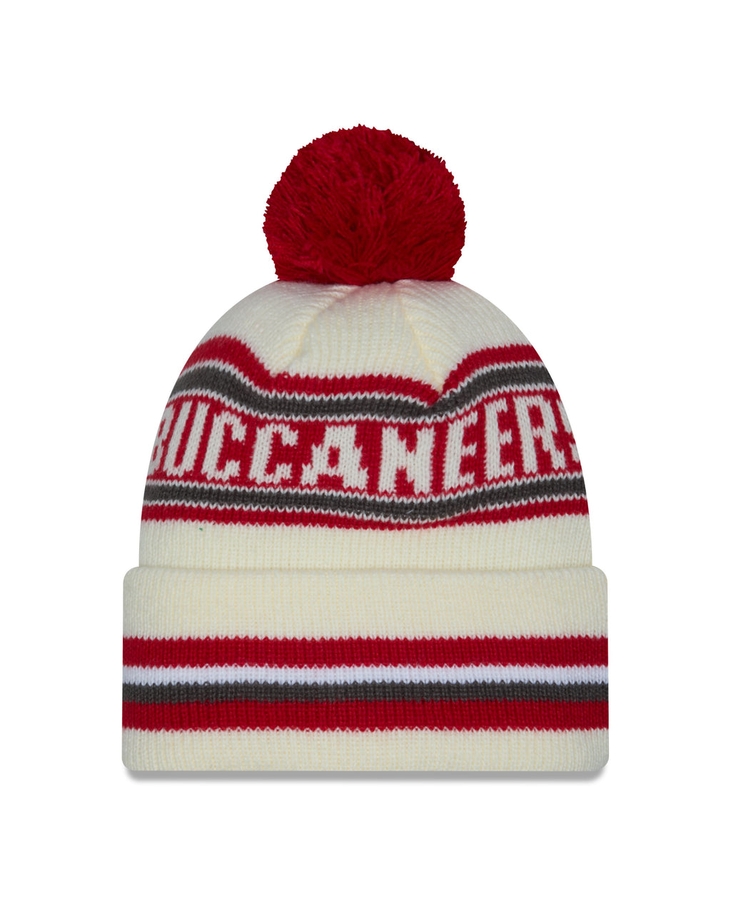 NFL Knit Hat Pom White Classic Buccaneers