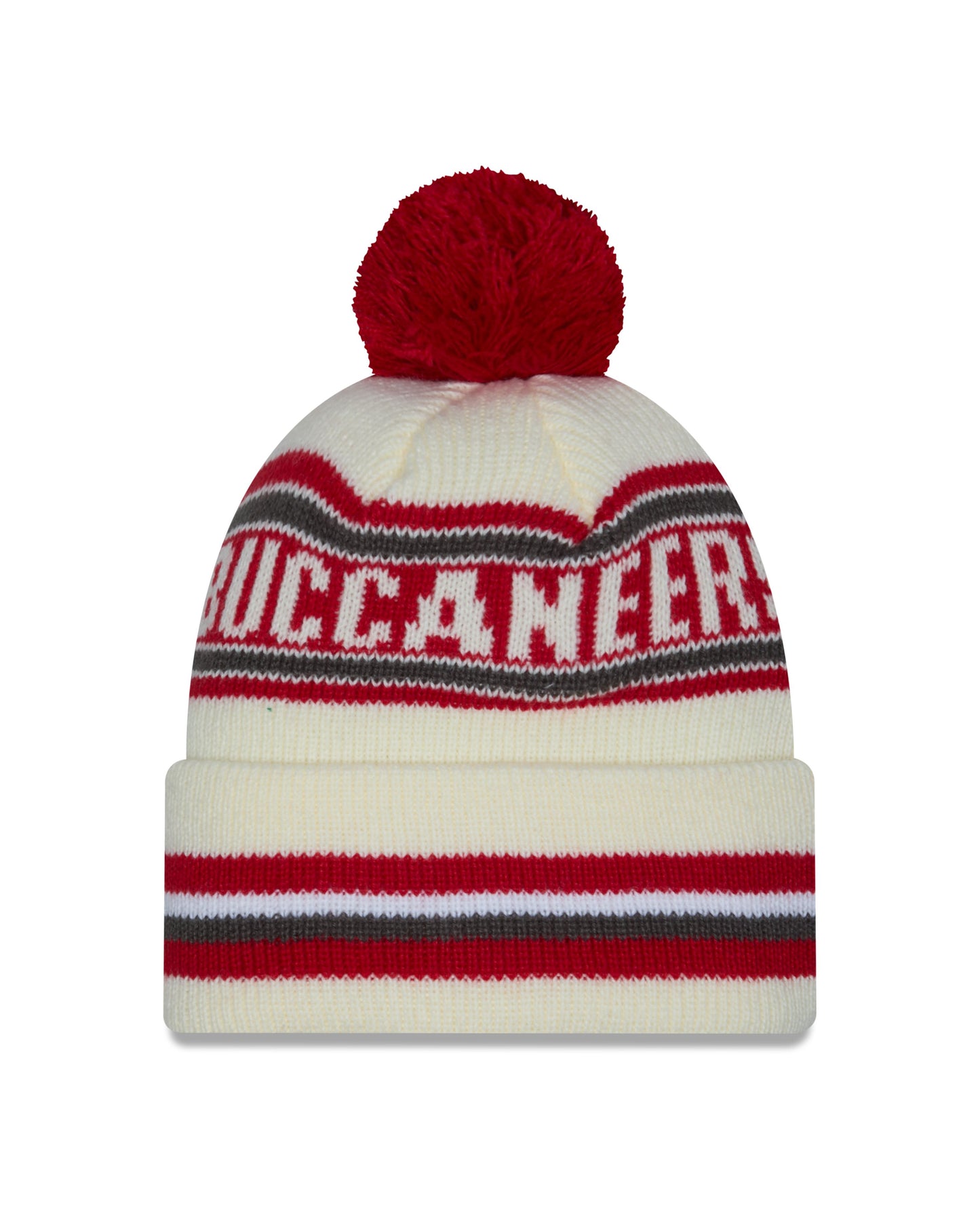 NFL Knit Hat Pom White Classic Buccaneers
