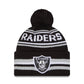NFL Knit Hat Pom Classic Raiders