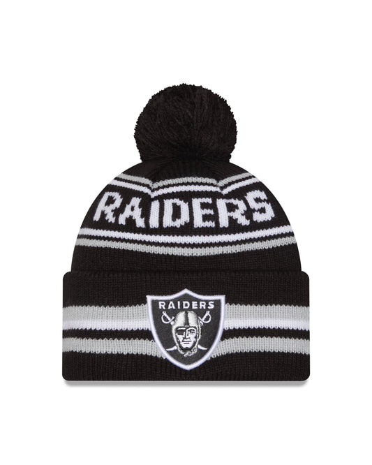 NFL Knit Hat Pom Classic Raiders