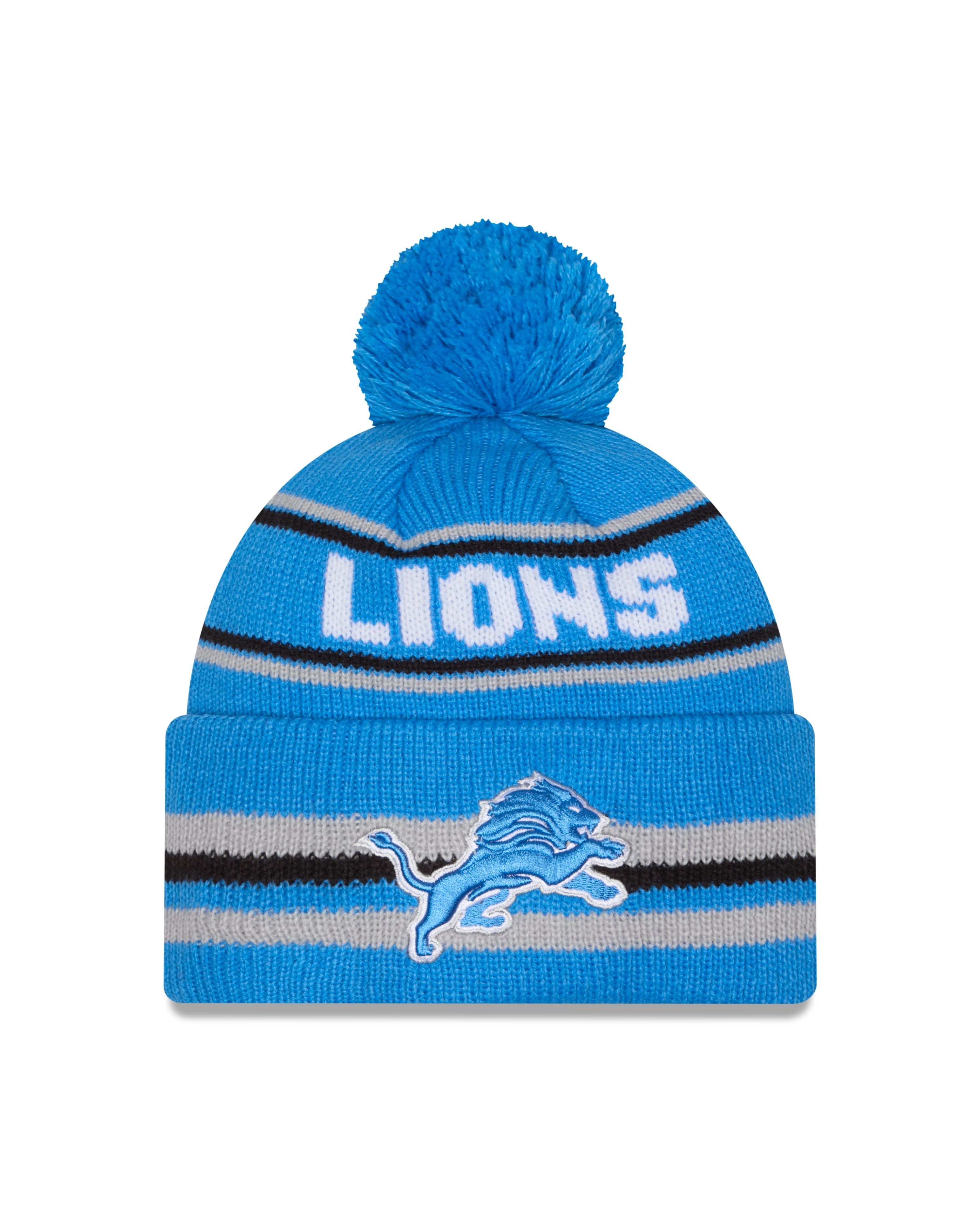 NFL Knit Hat Pom Classic Lions