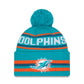 NFL Knit Hat Pom Classic Dolphins