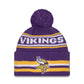 NFL Knit Hat Pom Classic Vikings