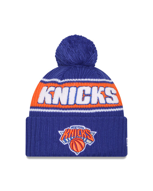 NBA Knit Hat Cuffed Pom Bold Knicks