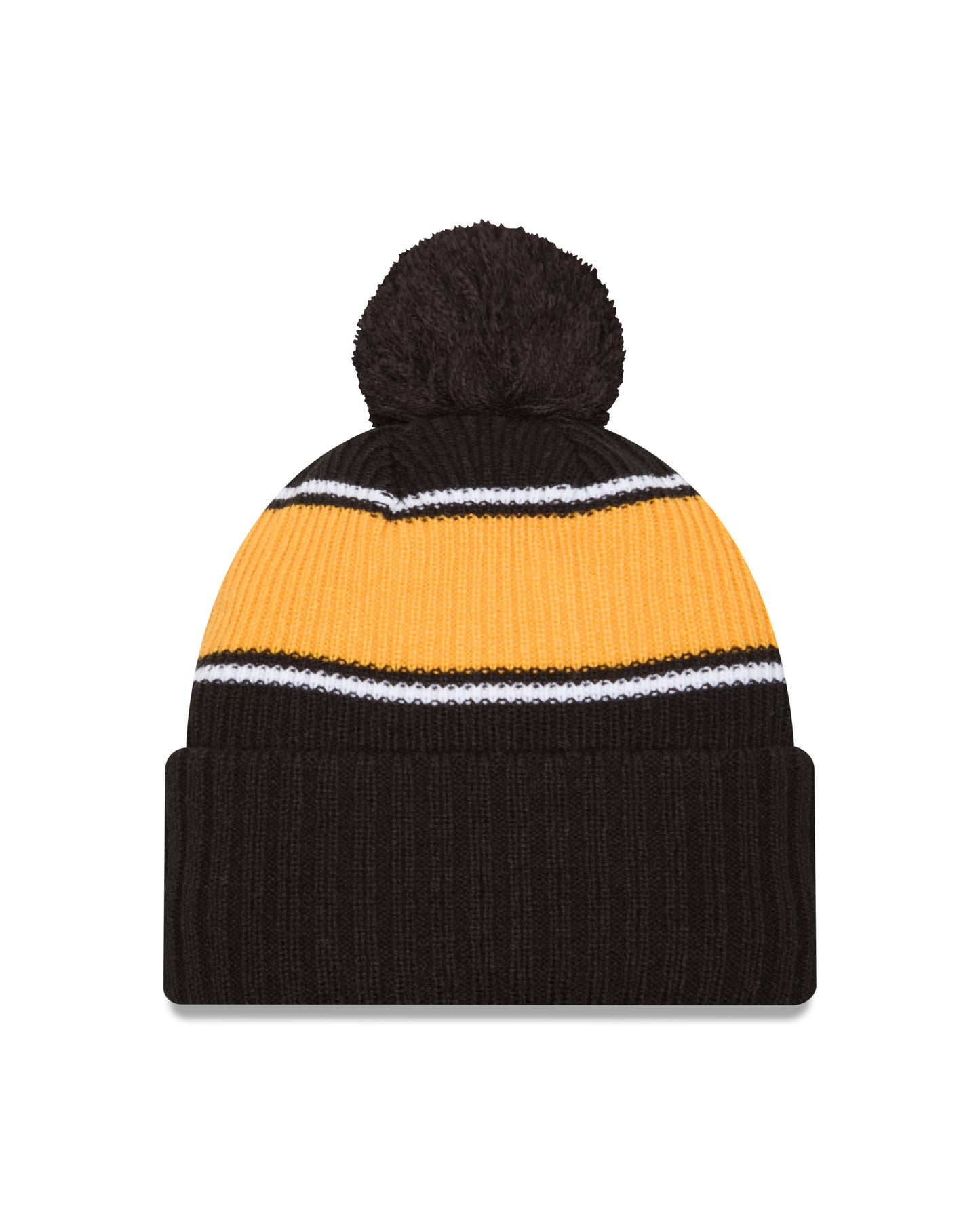 NHL Knit Hat Cuffed Pom Bold Bruins