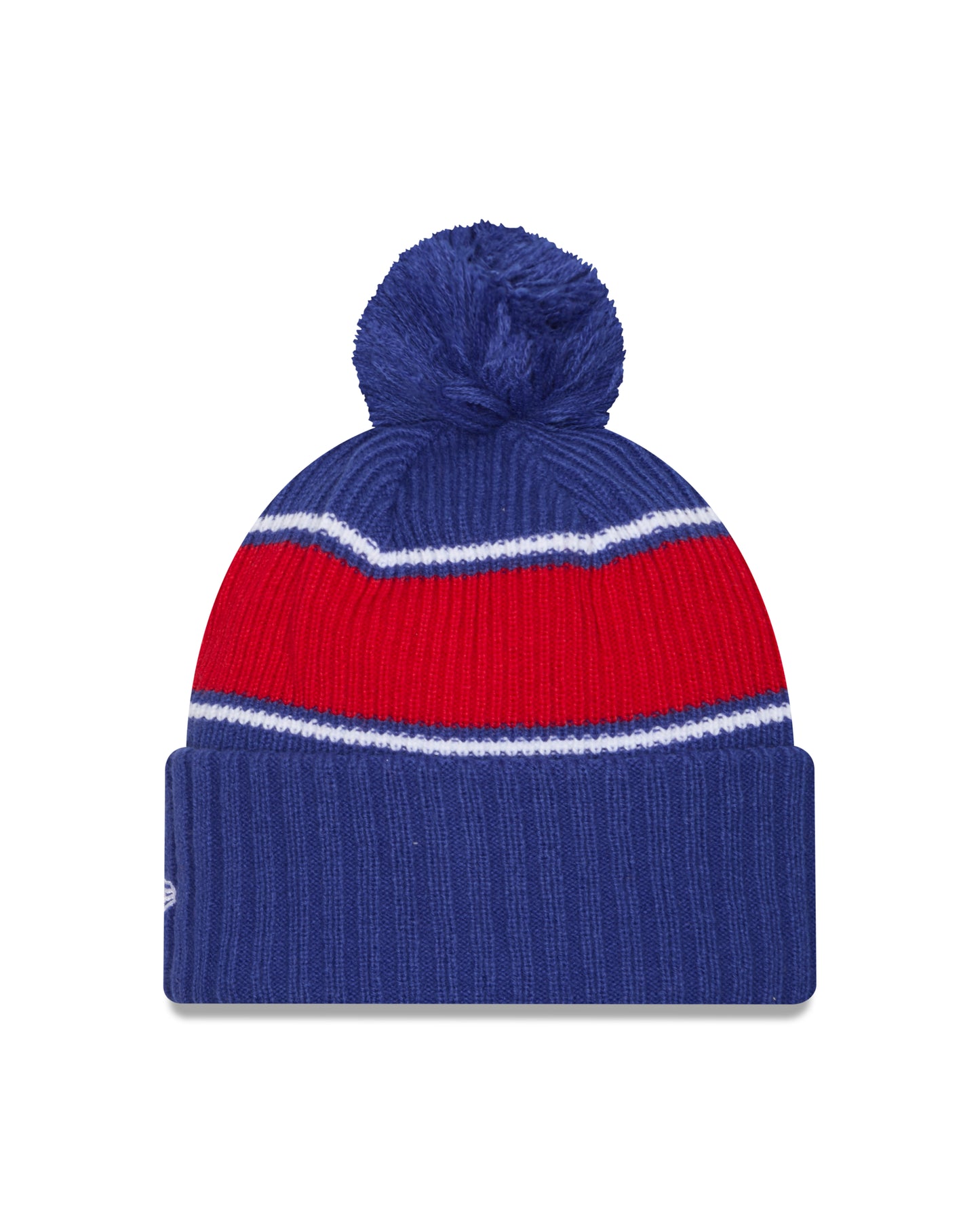 NHL Knit Hat Cuffed Pom Bold Rangers