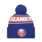 NHL Knit Hat Cuffed Pom Bold Islanders