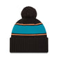 NHL Knit Hat Cuffed Pom Bold Sharks