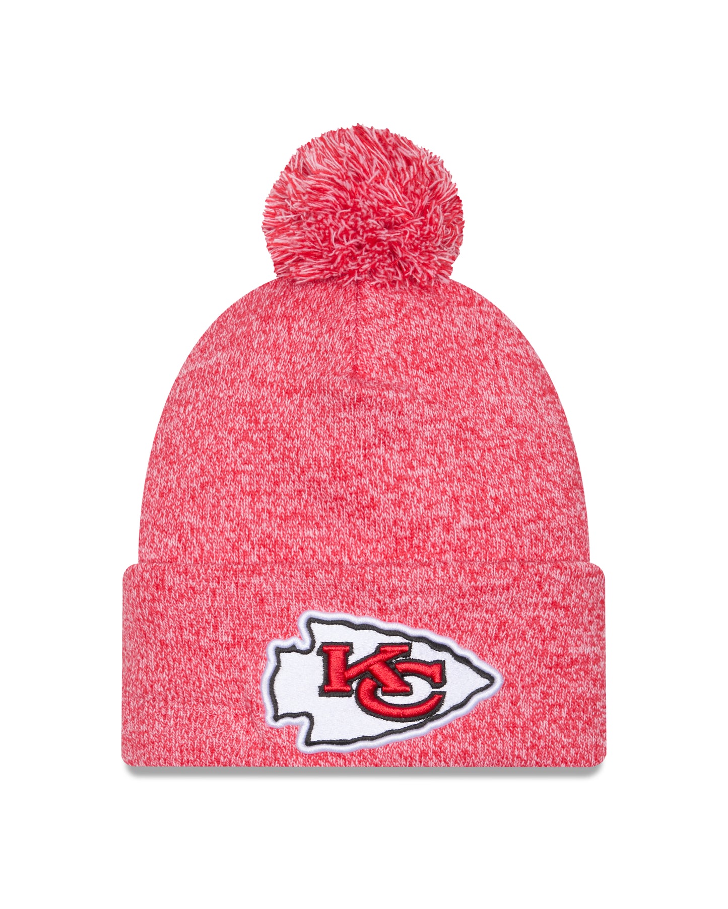 NFL Knit Hat Pom Marled Chiefs