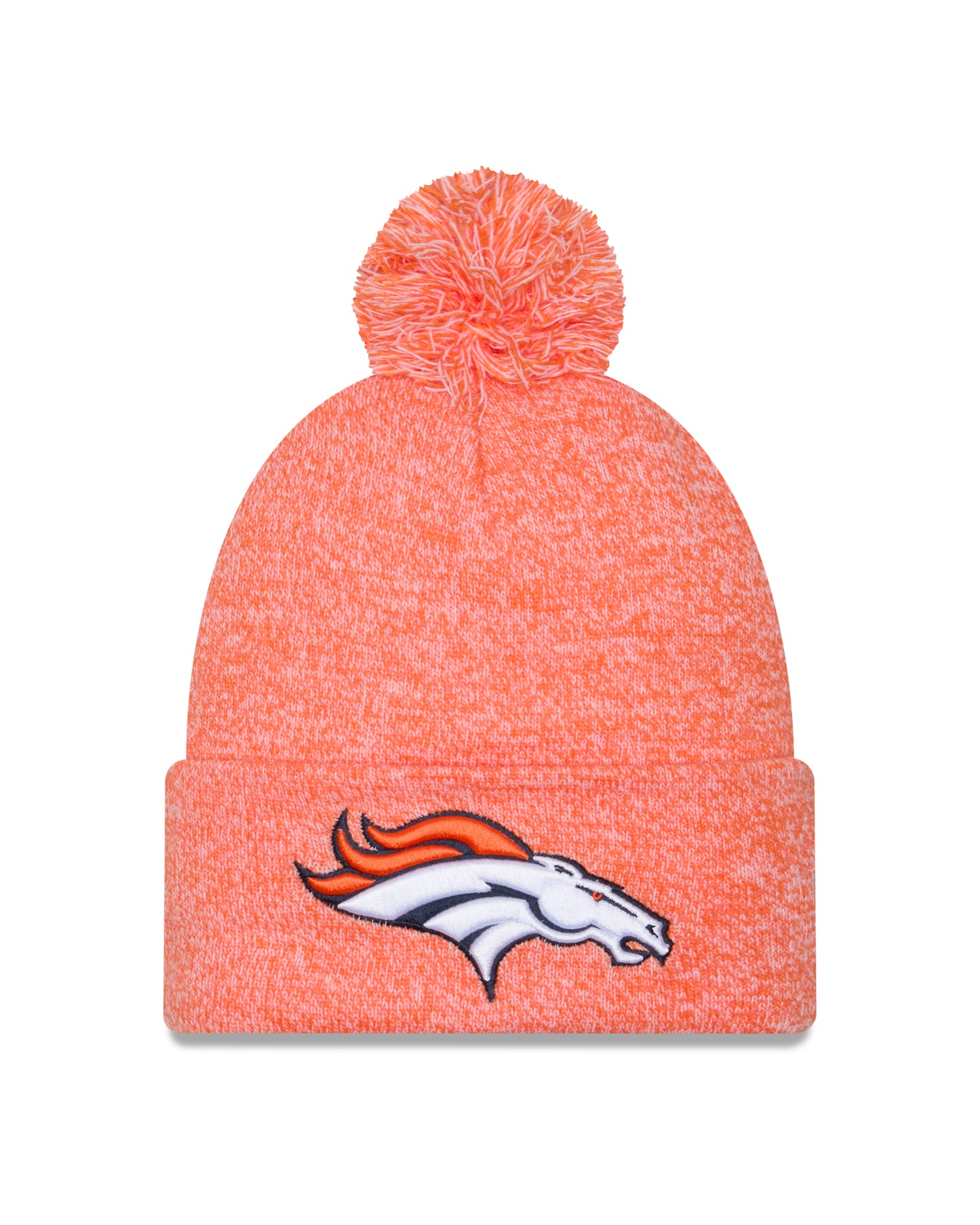 NFL Knit Hat Pom Marled Broncos