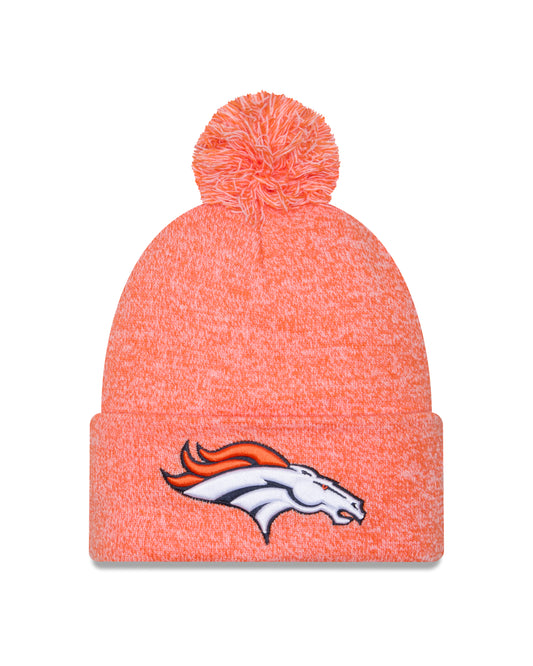 NFL Knit Hat Pom Marled Broncos