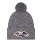 NFL Knit Hat Pom Marled Ravens
