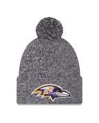 NFL Knit Hat Pom Marled Ravens