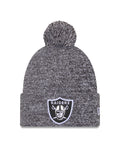 NFL Knit Hat Pom Marled Raiders