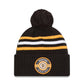 NHL Knit Hat Pom Banded Bruins