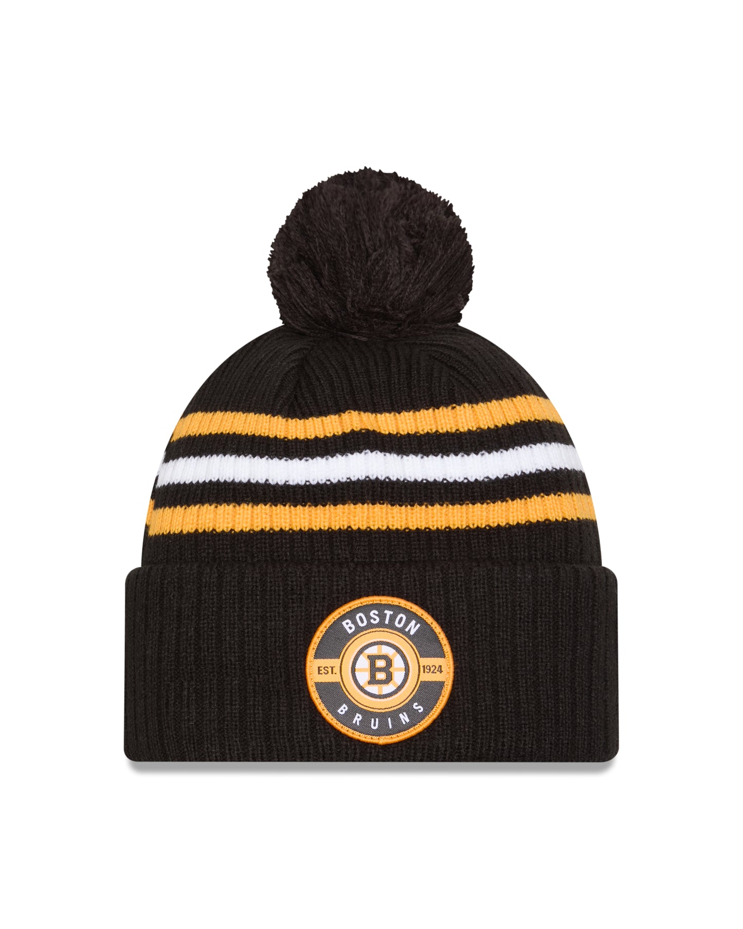 NHL Knit Hat Pom Banded Bruins