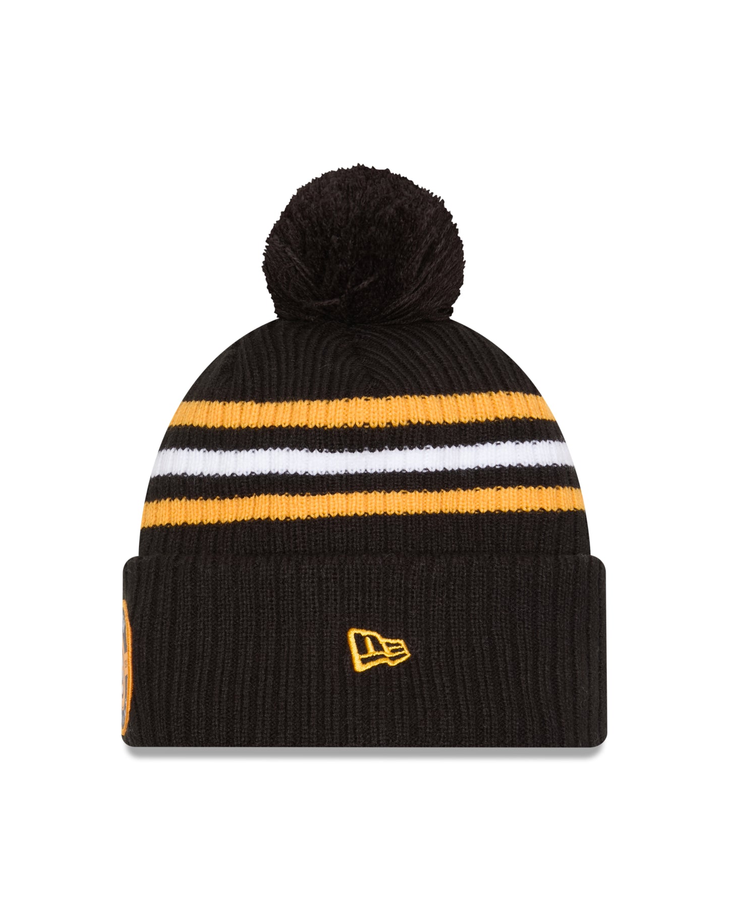 NHL Knit Hat Pom Banded Bruins